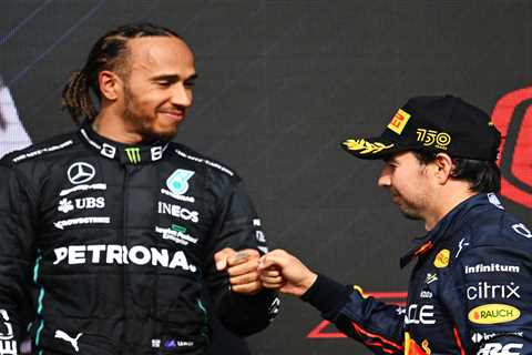 Lewis Hamilton gives thoughts on P2 battle with Perez: “Honestly…