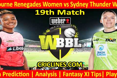 Today Match Prediction-MLRW vs SYTW-WBBL T20 2023-19th Match-Who Will Win