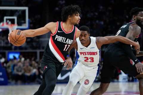 Canada’s Shaedon Sharpe leads Trail Blazers to win over Pistons