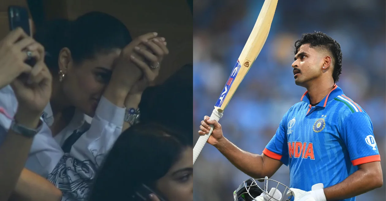 Shreyas Iyer’s dismissal leaves KL Rahul’s wife Athiya Shetty disappointed; reaction goes viral –..