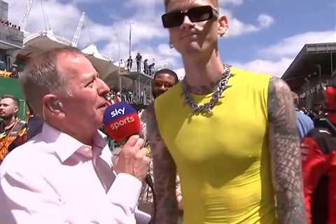 Martin Brundle Breaks Silence After Machine Gun Kelly's Bizarre Request in 'Most Awkward Interview..