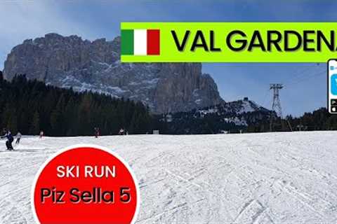 Val Gardena South Tyrol Italy / ski run Piz Sella 5, short video 55