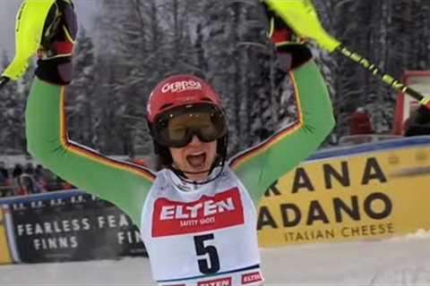 Ski Alpin Women''s Slalom Levi(FIN) 1.run Highlights 2023