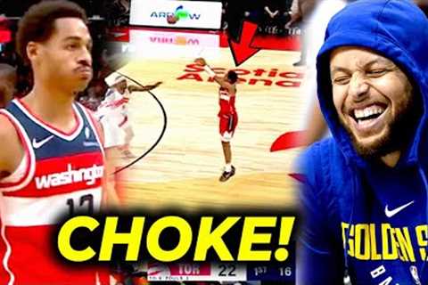 Wild CHOKE, akala ni Jordan Poole sya si Steph Curry!