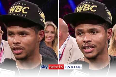 I had a BAD performance tonight! ❌  Shakur Stevenson reacts to win over De Los Santos