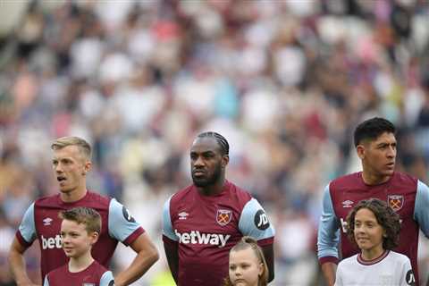 West Ham star forced off with a suspected hamstring injury during international duty