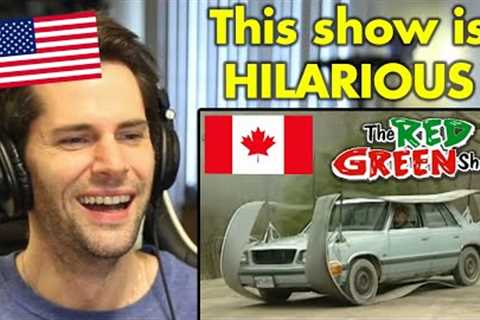 American Reacts to The Red Green Show - Pot Hole Proof Car