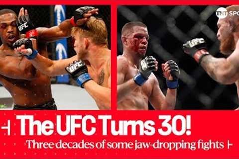 🎉 The UFC turns 30: Three decades of some JAW-DROPPING FIGHTS inside the Octagon 🔥💥  Fight Week..