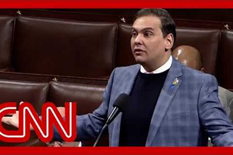 George Santos speaks on House floor during debate whether to expel him