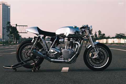 Shine On: A gleaming Triumph Street Twin café racer from Vietnam