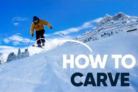 How To Carve On Skis | Moving from skidded to carving turns for intermediate skiers