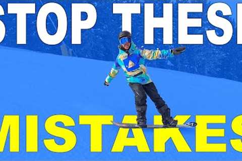 TOP 5 BEGINNER SNOWBOARD MISTAKES