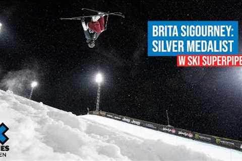 Brita Sigourney: Silver Medalist - Women's Ski Superpipe | X Games Aspen 2022