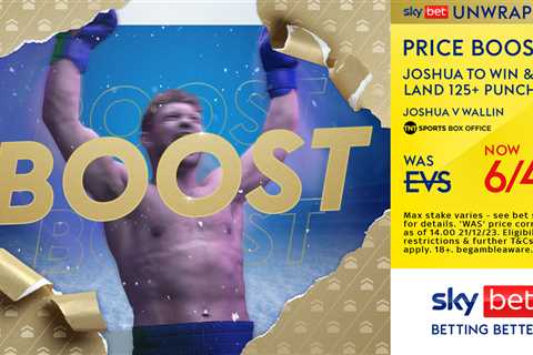 Anthony Joshua Returns to the Ring with Boosted Odds