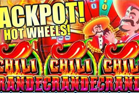 ★JACKPOT!★ HOT WHEELS!! NEW BLAZING WHEELS - CHILI GRANDE Slot Machine (AGS)