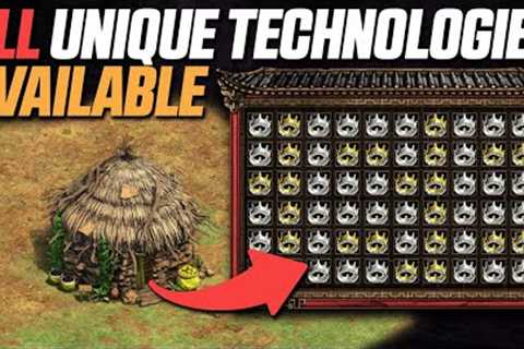 Age Of Empires II but we can research ALL Unique Technologies
