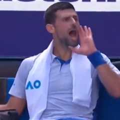 Novak Djokovic Loses Temper at Australian Open Quarter-Finals