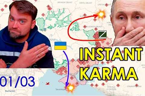 Update from Ukraine | Ruzzia bombs itself in agony | Ukraine hit Sevastopol | Instant Karma