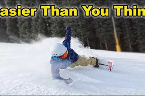How to Laydown Carve Snowboarding