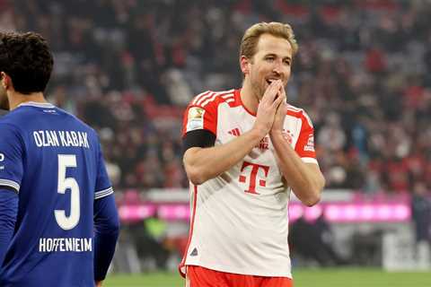 Watch: Harry Kane’s slight faux paus on Manuel Neuer after Bayern Munich’s win over Hoffenheim