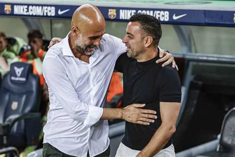 Barcelona legend Pep Guardiola backs under-fire Xavi Hernandez, calls on players to “step up”