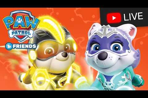 🔴 Mighty Pups Charged Up PAW Patrol Rescue Episodes and More Live Stream! | Cartoons for Kids