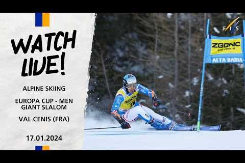 Europa Cup Men Giant Slalom Val Cenis ( France). Second run .