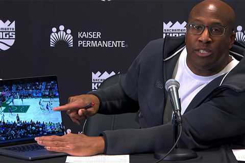 NBA Fines Kings’ Mike Brown for Using Laptop to Criticize Officiating After Loss