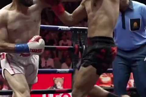 Brutal Muay Thai KO: Fighter Face-Plants Canvas in Shocking Slow-Motion Footage
