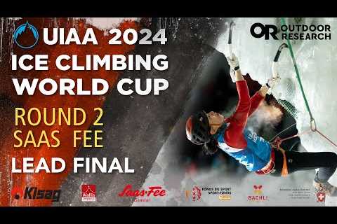 Round 2 of the UIAA 2024 Ice Climbing World Cup LEAD FINAL - Saas-Fee, Switzerland