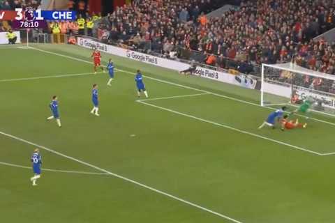 Video: Luis Diaz slides home Liverpool’s fourth in front of ecstatic Kop