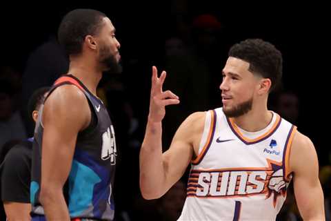Devin Booker Playfully Taunted Mikal Bridges With His Own Celebration After Dagger Three
