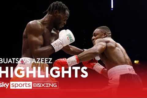 Buatsi DEFEATS Azeez  Joshua Buatsi vs Dan Azeez  Highlights