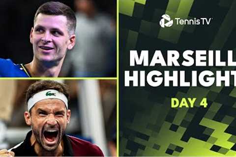 Dimitrov vs Korda; Hurkacz, Auger-Aliassime & More Feature | Marseille 2024 Highlights Day 4