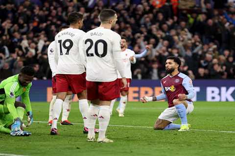 Man Utd Legend Trolls Douglas Luiz After Aston Villa Star's Bizarre Celebration Backfires