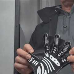 NASCAR driver ’embarrassed’ as bizarre webbed glove that got him disqualified is shown to press