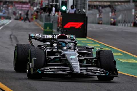 Russell moves forward but Hamilton slips back in mixed day for Mercedes