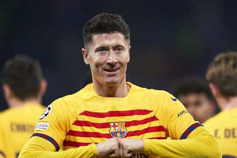 Barcelona striker Robert Lewandowski named La Liga Player of the Month for February