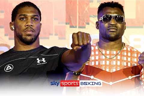 JOSHUA VS NGANNOU! 💪  GRAND ARRIVALS