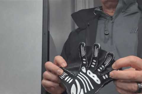 NASCAR driver ’embarrassed’ as bizarre webbed glove that got him disqualified is shown to press