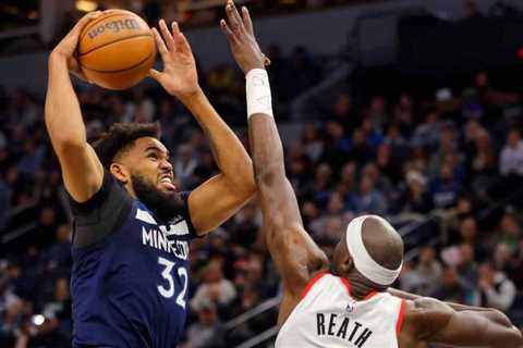 Timberwolves beat Trail Blazers to tie Thunder for first place in West