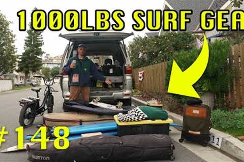 PACKING TO SURF MAVERICKS AND FUN POV SURF - BIG WAVE TRAINING DAY 148