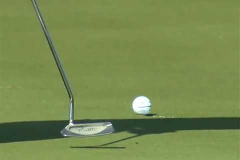Bizarre moment Tony Finau ‘holes putt with his SHADOW’ re-emerges with incredible theory explained