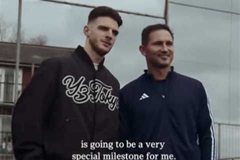 Arsenal Star Declan Rice Receives Special Gift from Frank Lampard for 50th England Cap