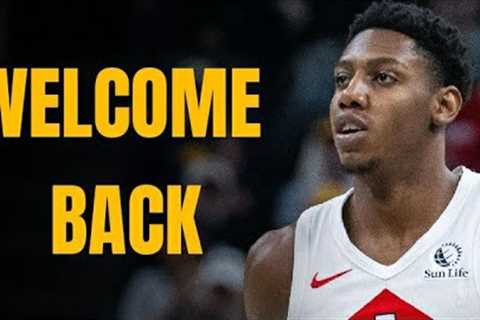 IT WAS GOOD TO SEE RJ BARRETT BACK ON THE COURT| MY REACTION