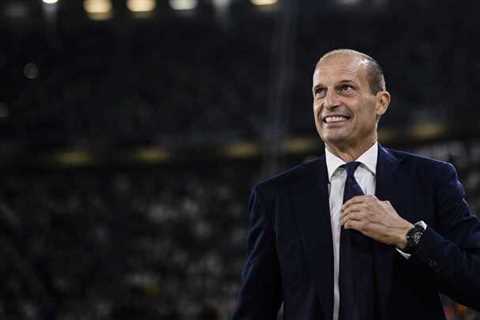 What can make Allegri resign as the Juventus manager?