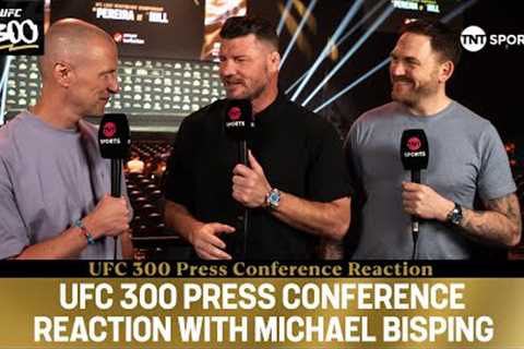 UFC 300 Press Conference Instant Reaction with Michael Bisping 🍿 Pereira vs. Hill 🏆 #UFC300