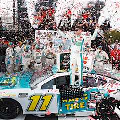 Hamlin holds off Larson in the Würth 400 NASCAR Cup Series race for second Monster Mile win –..