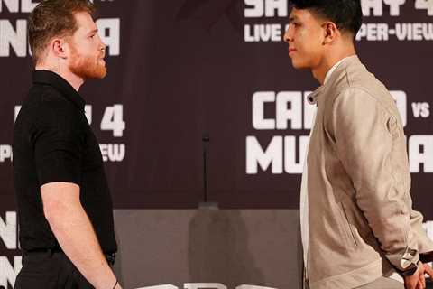 Gloves Come Off At Canelo-Munguia Press Conference