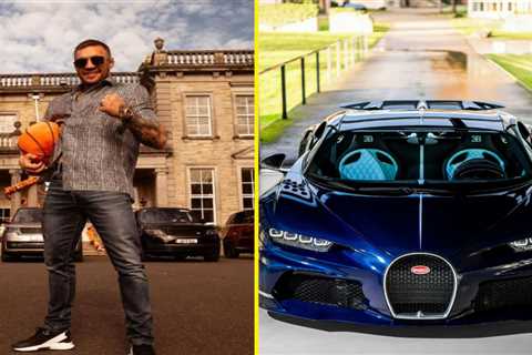 Conor McGregor shows off fleet of luxury cars after ordering custom-made Bugatti worth millions